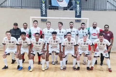 Em jogo eletrizante, Nova Santa Rosa e Guaíra empatam em 6 a 6 pela Copa Amop de Futsal