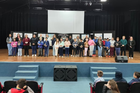Alunos em Nova Santa Rosa são premiados no Projeto MPT “Combate ao Trabalho Infantil