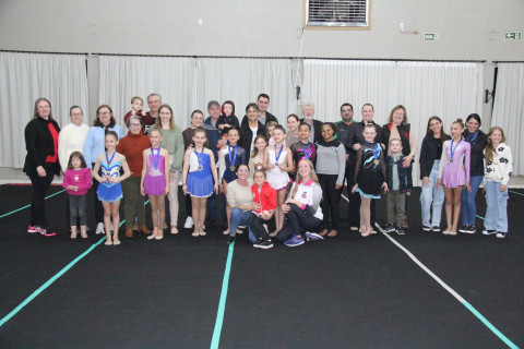 Alunas de rendimento da Ginástica Rítmica de Nova Santa Rosa realizam Treino Controle para a Copa Oeste