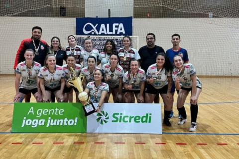 Futsal Feminino de Nova Santa Rosa conquista o título do Regional Sicredi