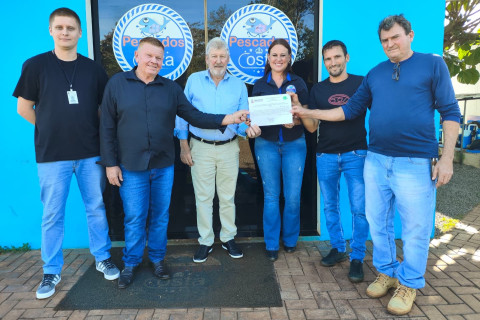 Prefeitura de Nova Santa Rosa fornece Registro de Inspeção Municipal SUSAF-PR para a Pescados Costa J T L da Costa e Cia LTDA